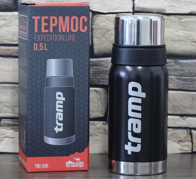 

Термос для чая и кофе Tramp Expedition Line 0.5 л Черный (TRC-030-black)