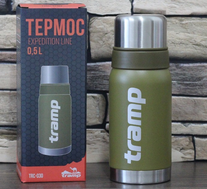 

Термос для чая и кофе Tramp Expedition Line 0.5 л Олива (TRC-030-olive)