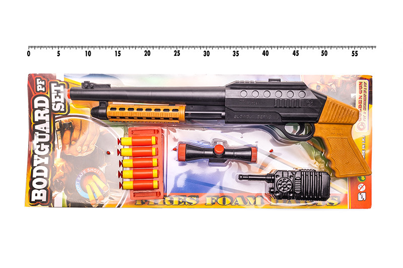 

Игрушечный дробовик Golden Gun "Bodyguard" с мягкими пулями (921GG)