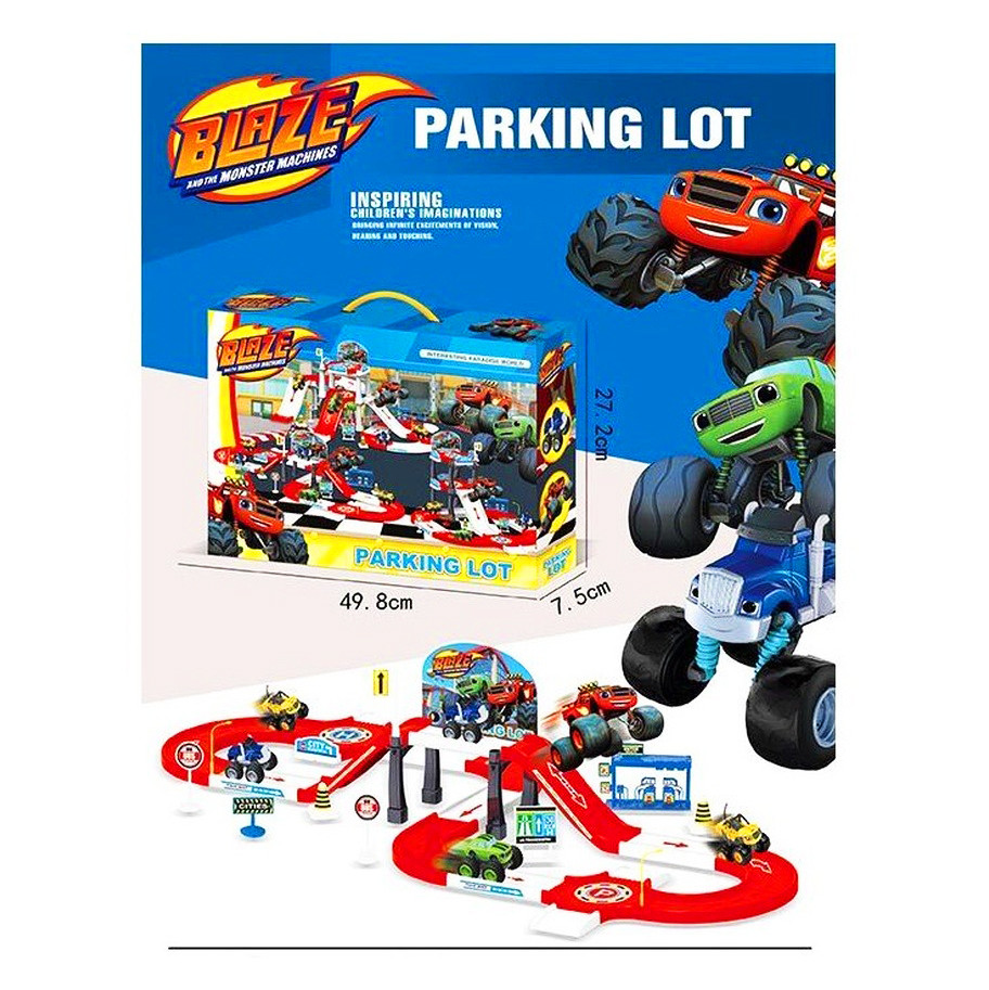 

Игрушечный паркинг Metr+ "ВСПИШ" 3 въезда, заправка (553-396B)
