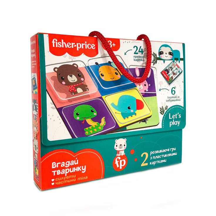 

Настольная игра для детей "Угадай животное: силуэты и части тела" Vladi Toys (VT2100-10)