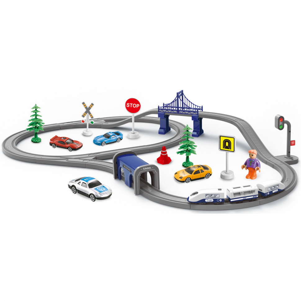 

Детская железная дорога "Городской экспресс" ZIPP Toys 70 деталей (AU1889)