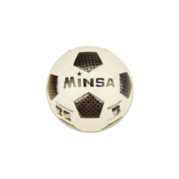 

Футбольный мяч Minsa диаметр 18,3 см (Черный) (E31266(Black))