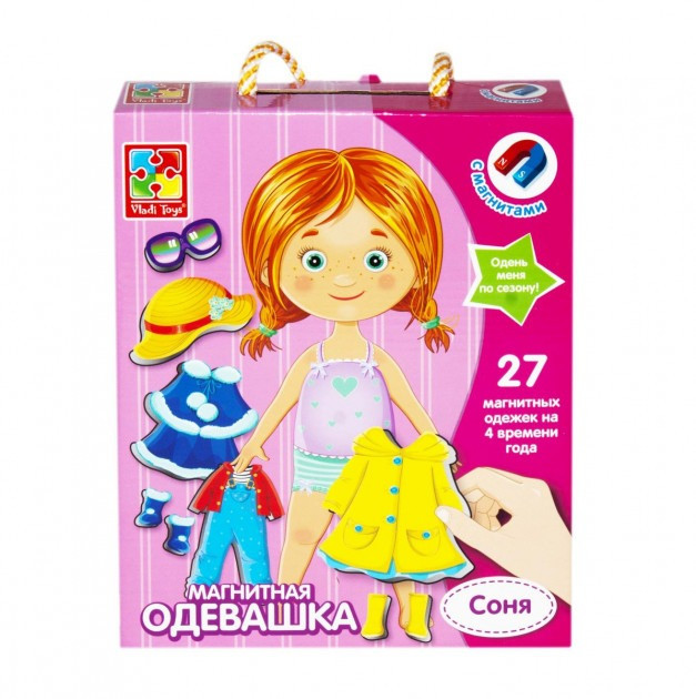 

Магнитная одевашка Vladi Toys "Соня" (рус) (VT3702-03)