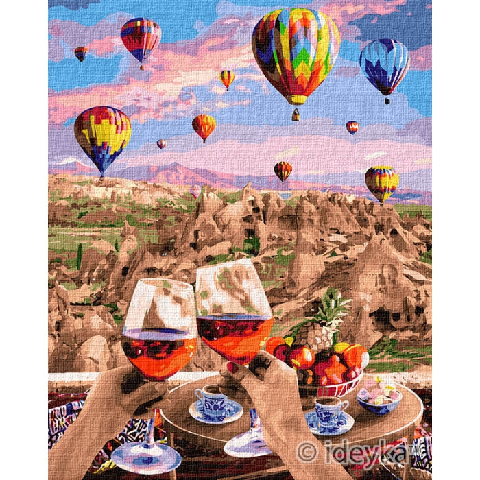 

Картина по номерам. Идейка "Волшебная Каппадокия" 40х50 см (KHO2837)