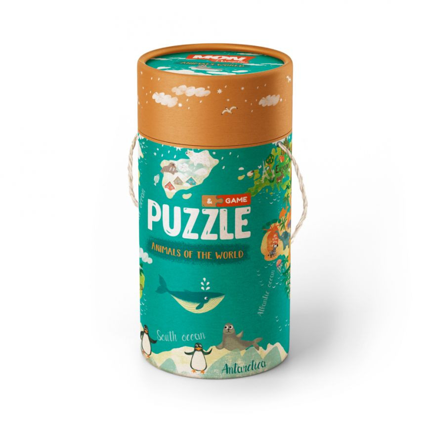

Детский пазл/ игра Mon Puzzle "Животные Мира" 40 пазлов (200113)