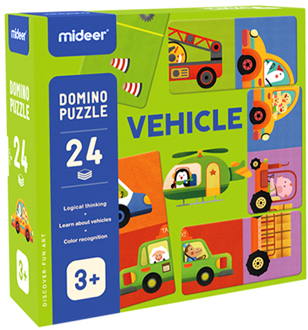 

Детское двухстороннее домино MiDeer Транспорт 24 части (MD3057)