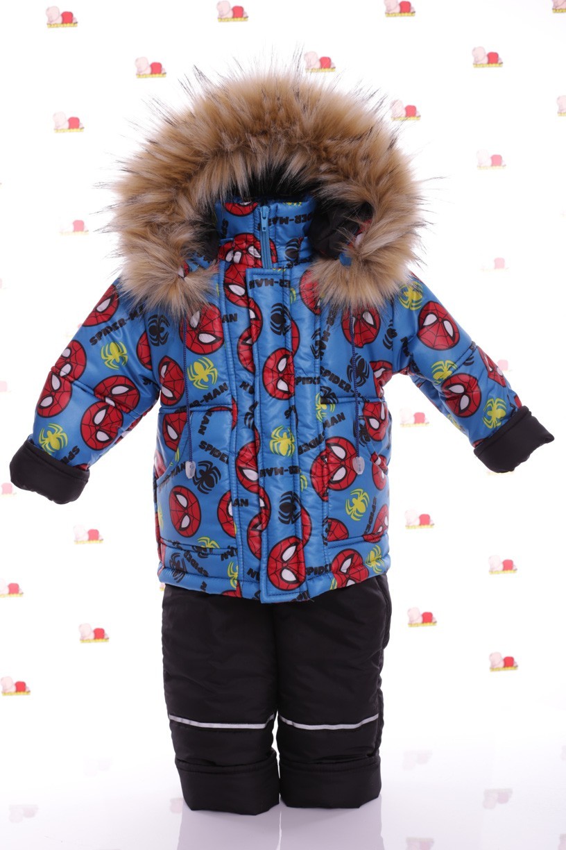 

Комплект Babykroha Spider Man 104 бирюзовый