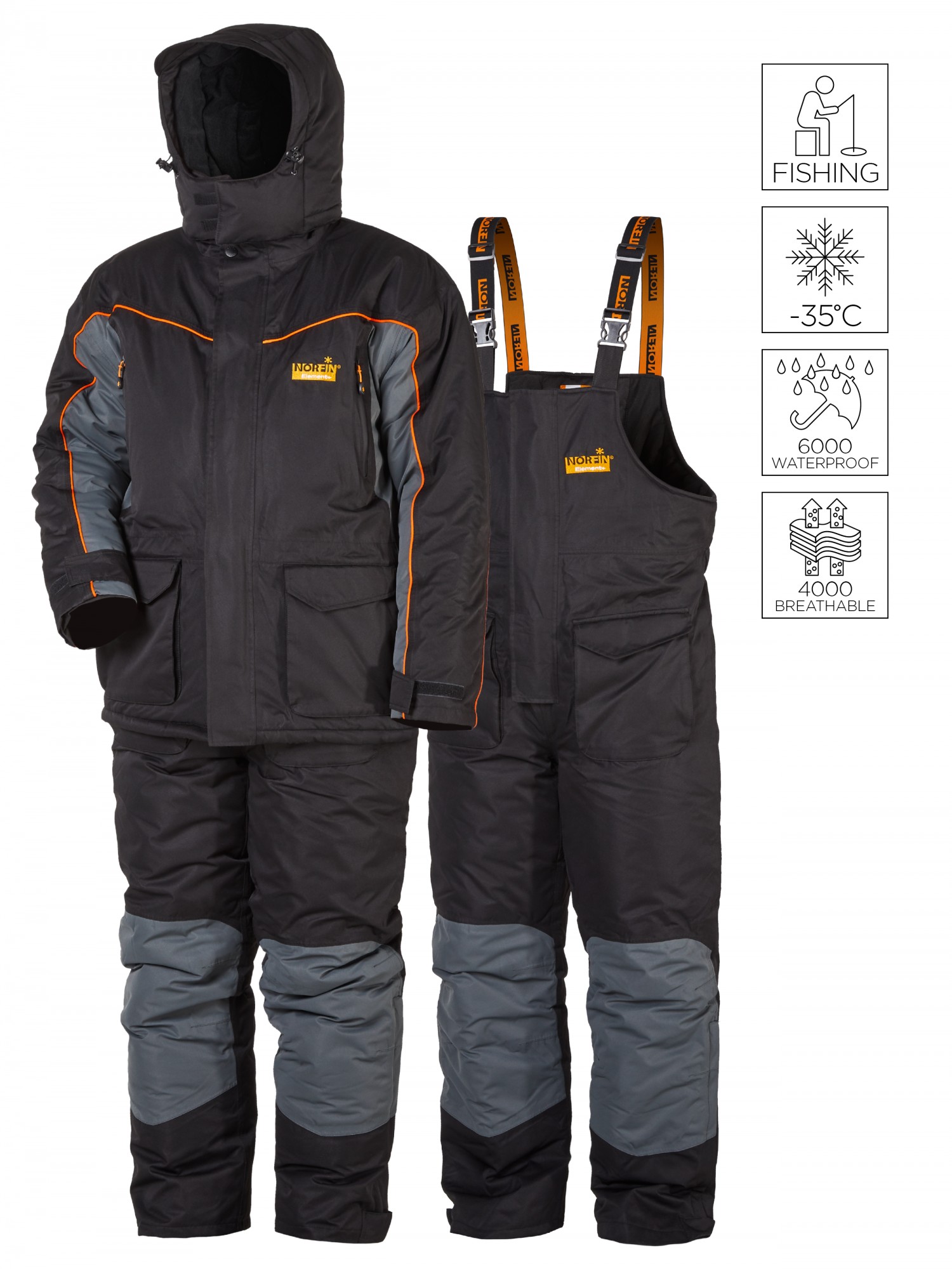 

Зимний костюм Norfin Element + размер XXL (4320-05-XXL)