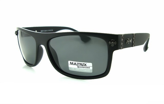 

Cолнцезащитные очки Matrix polarized 08274 Черные матовые