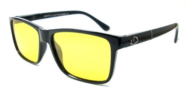

Солнцезащитные очки Graffito Man polarized 3157 Анти-фара черный глянец