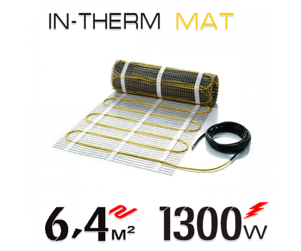 

Нагревательный мат In-Therm 200 Вт - 6,4 кв.м