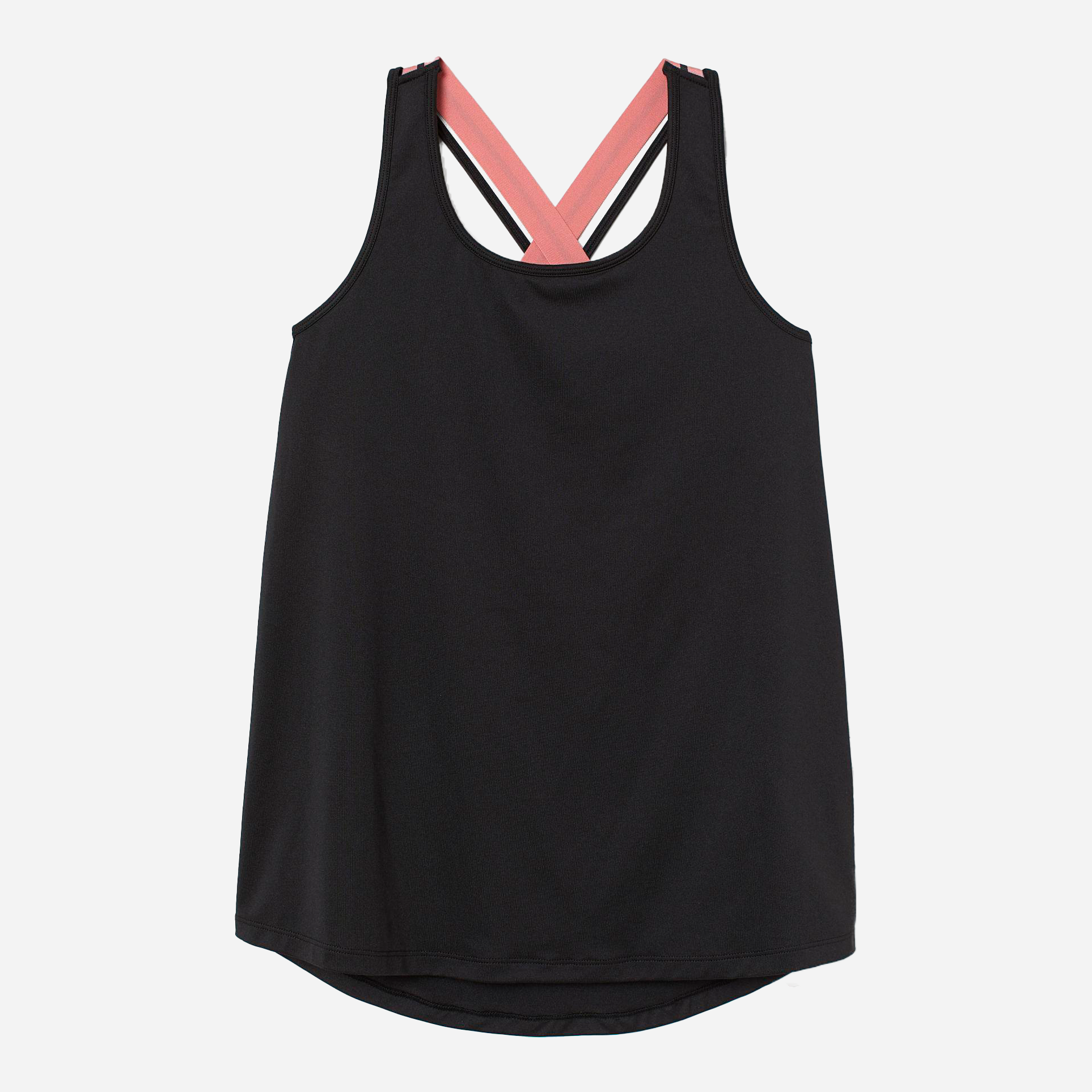 

Майка H&M XAZ173322YIWD S Черная с розовым