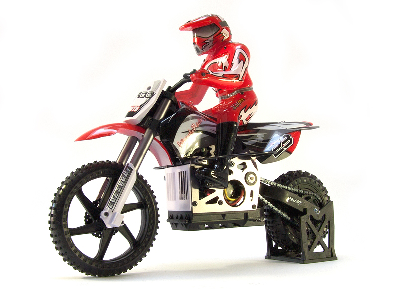 

Радиоуправляемая модель Мотоцикл 1:4 Himoto Burstout MX400 Brushed (красный) Original
