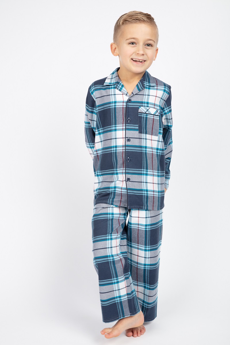 

Пижама для мальчика Cyberjammies Lewis 6613 4-5 yrs/110 см Синий в клетку