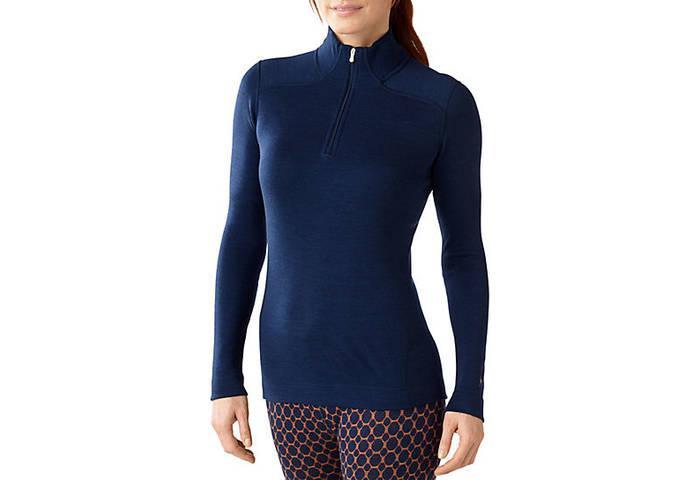 

Термофутболка SmartWool Women's NTS Mid 250 Zip T SW SS221 L, Indigo Heather (115)