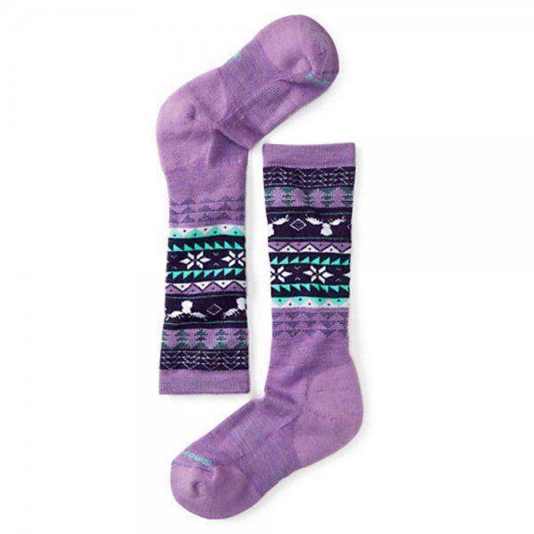 

Носки для девочек Smartwool Wintersport Fairisle Moose Lilac, Носки для девочек Smartwool Wintersport Fairisle Moose Lilac, L