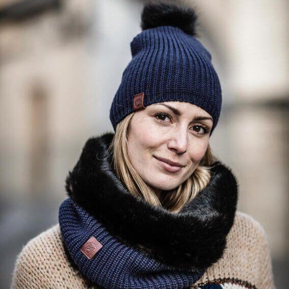

Шапка Buff Knitted Hat Adalwolf, Denim (BU 115405.788.10.00)