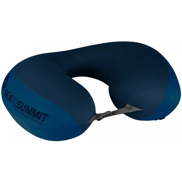 

Надувная подушка подголовник Sea To Summit Aeros Pillow Premium Traveller Navy (STS APILPREMYHANB)