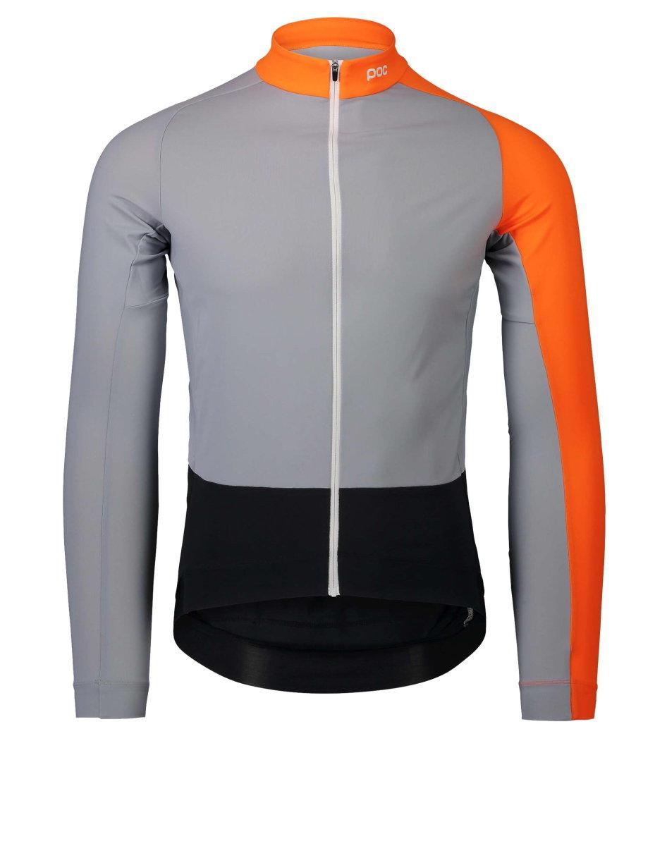 

Велоджерси с длинным рукавом POC Essential Road Mid LS Jersey, Granite Grey/Zink Orange, XXL (PC 82108287XXL1)