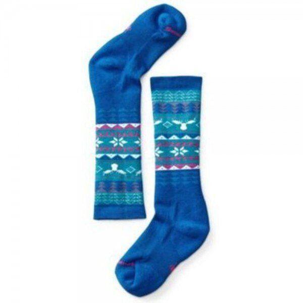 

Носки для девочек Smartwool Wintersport Fairisle Moose Bright Blue, Носки для девочек Smartwool Wintersport Fairisle Moose Bright Blue, L