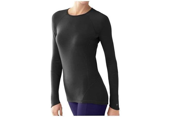 

Термофутболка SmartWool Women's NTS Light 195 Crew Black (001)