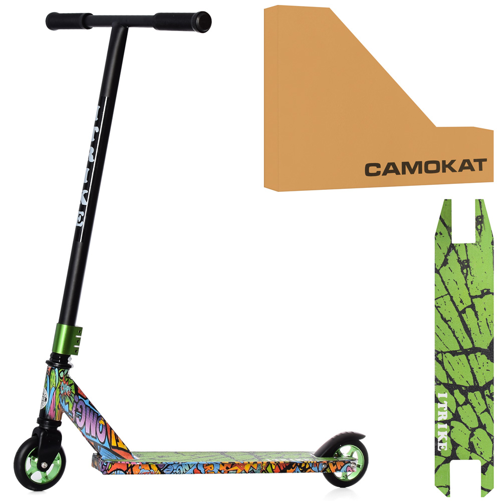 

Самокат iTrike SR 2-066-1-WP3 Black Green (2-066-1)