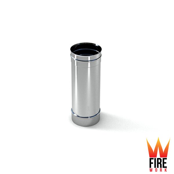 

Дымоход Труба 500 мм ø350 Fire Work Нержавеющая сталь одностенный AISI 321 0.8мм