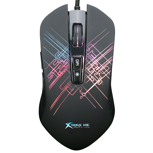 

Мышь проводная XTRIKE ME Gaming Backlight GM-510 игровая с подсветкой Black