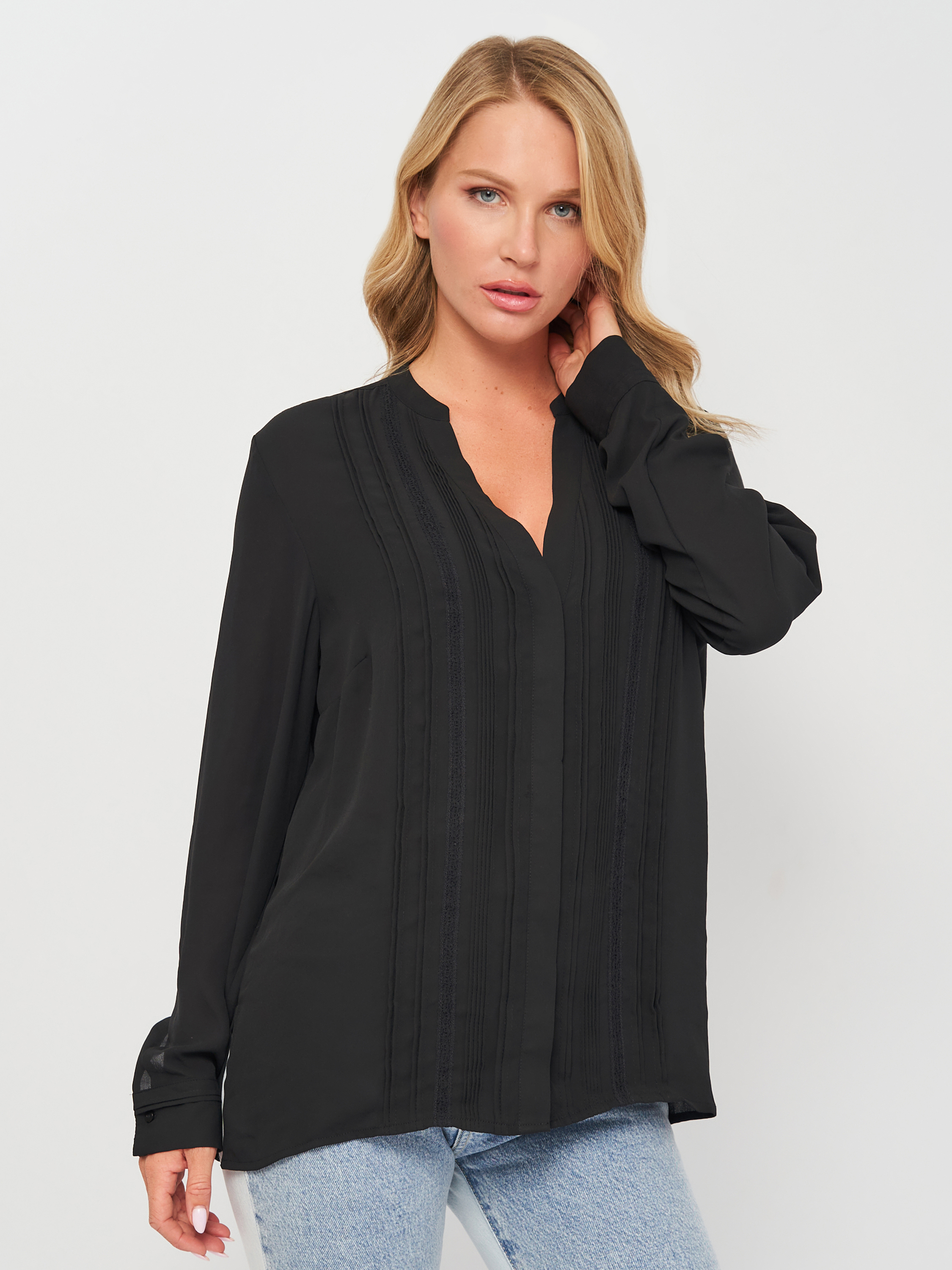 

Блуза H&M 97708125  Черная, Блуза H&M 97708125 34 Черная