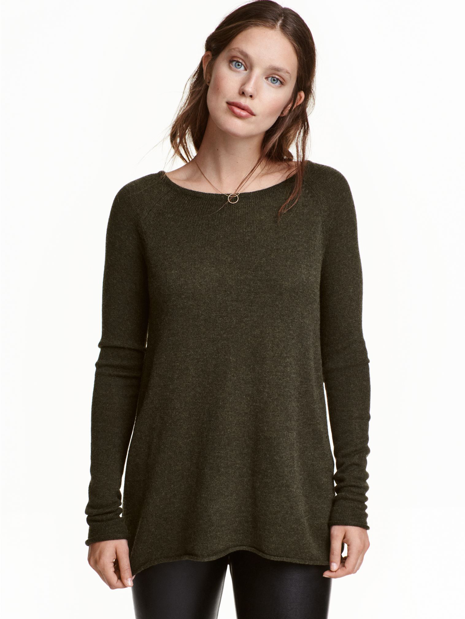 

Джемпер H&M 3445512 S Хаки