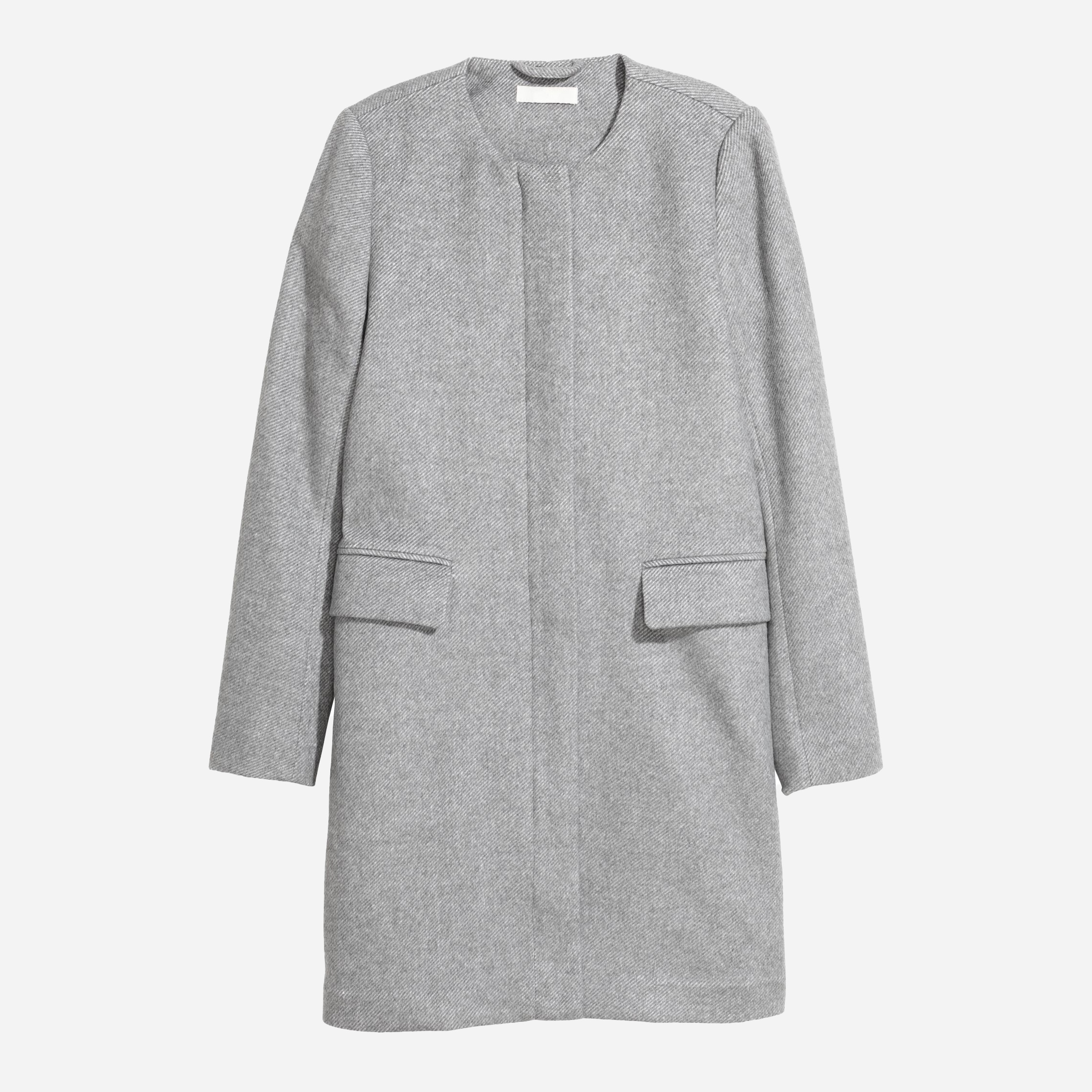 

Пальто H&M 4683381  Серое, Пальто H&M 4683381 40 Серое