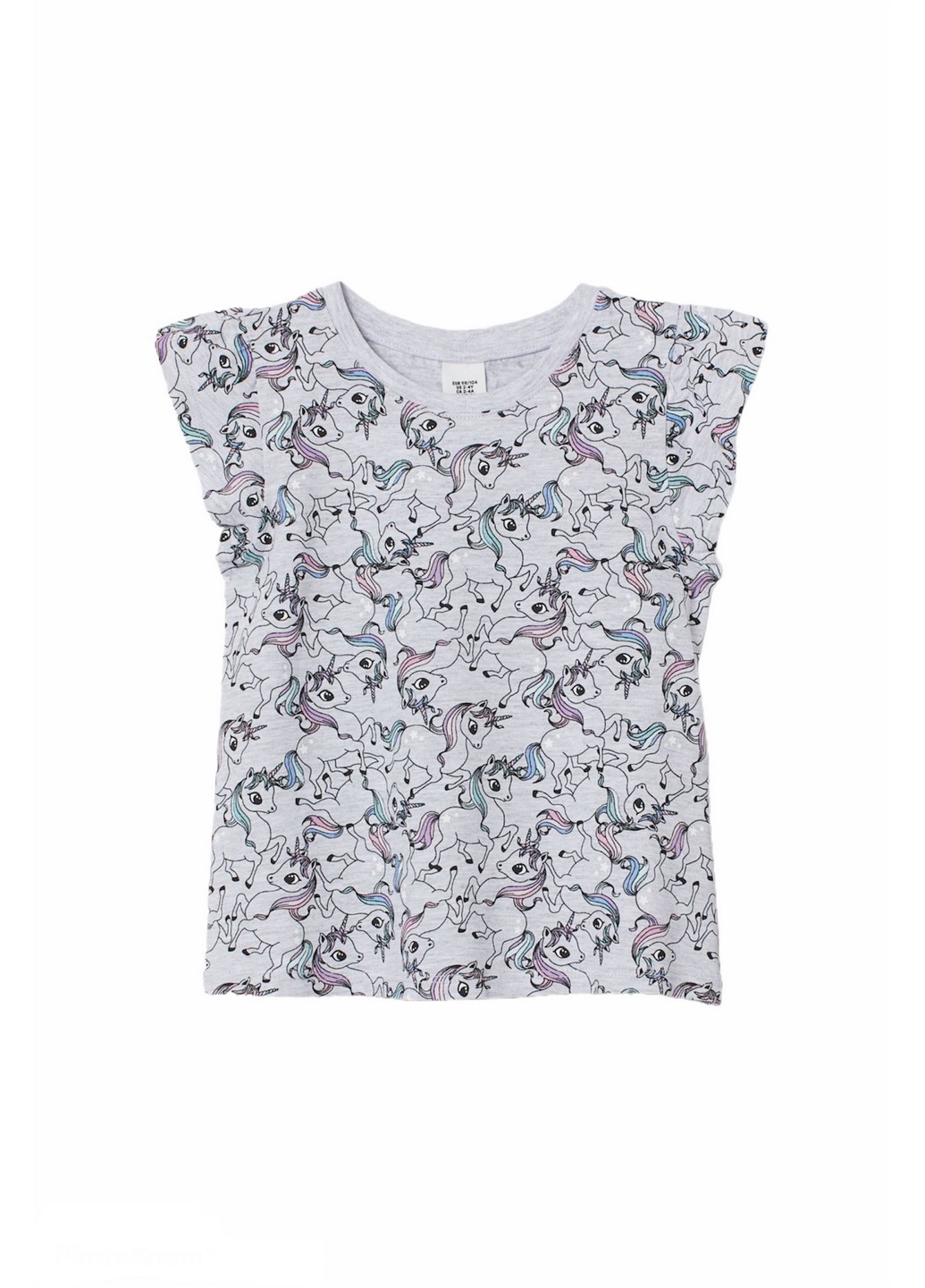 

Футболка H&M 134/140 Серый 0697470_единороги