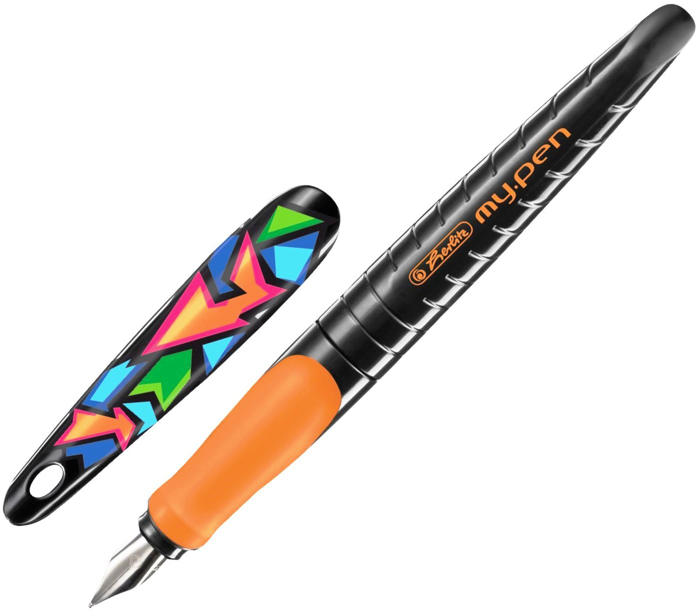 

Ручка перьевая Herlitz My.pen Neon Art Черный корпус (50027934)