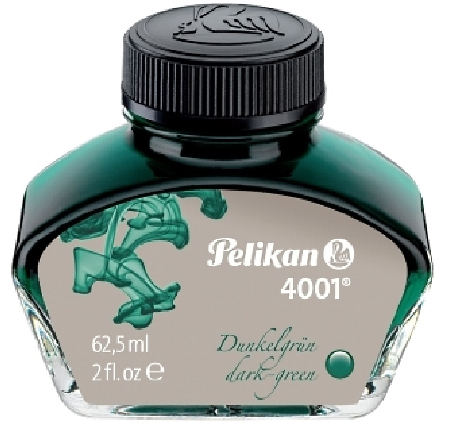 

Чернила Pelikan 4001 Dark Green в стеклянном флаконе 62.5 мл Зеленые (300063)