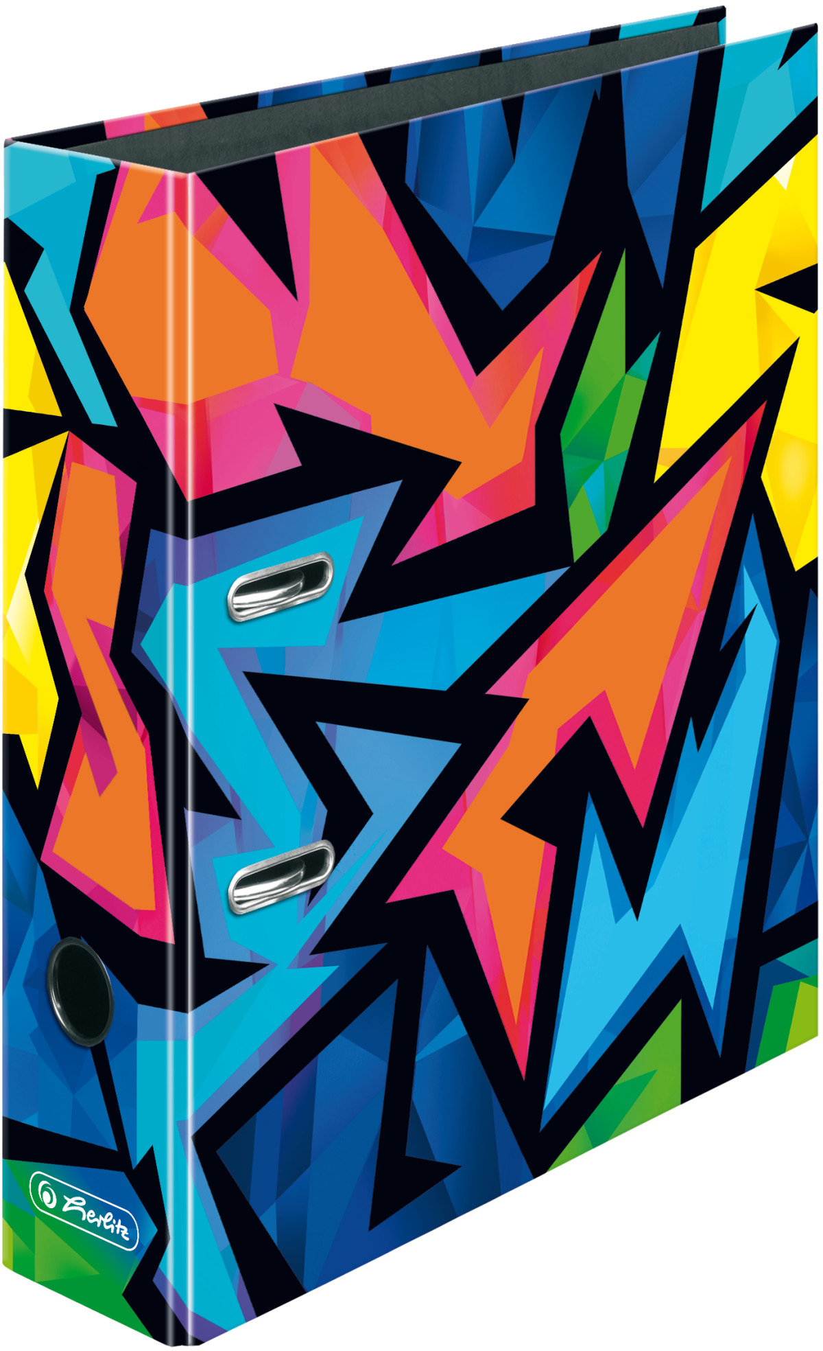 

Папка-регистратор Herlitz А4 8 см Neon Art (50027385)