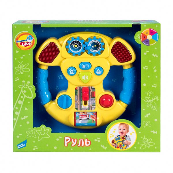 

Игрушка Mommy love музыкальный руль желтый (60095-2)