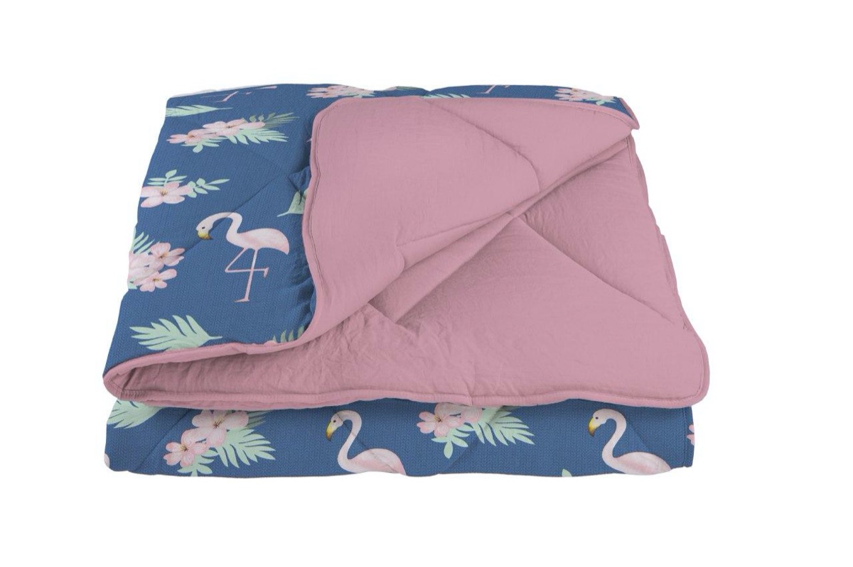 

Одеяло ТЕП "WASHED COTTON" 180*210см Розовый фламинго комбинированный