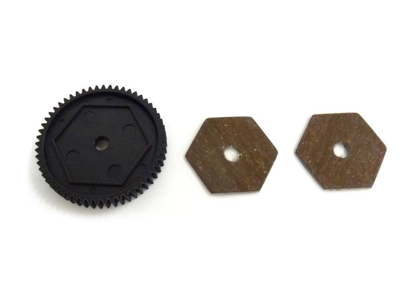 

Himoto 31611 Main Gear 68T and Slipperpads 1P