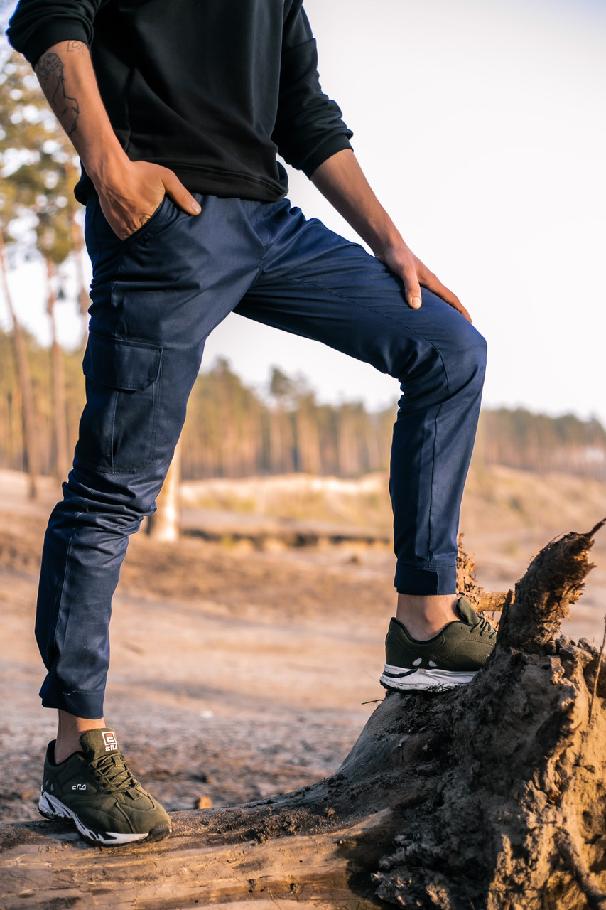 

Штани чоловічі котонові Intruder Baza весняні, осінні сині  (001SAG 1487, Штани чоловічі котонові Intruder Baza весняні, осінні сині XL (001SAG 1487)