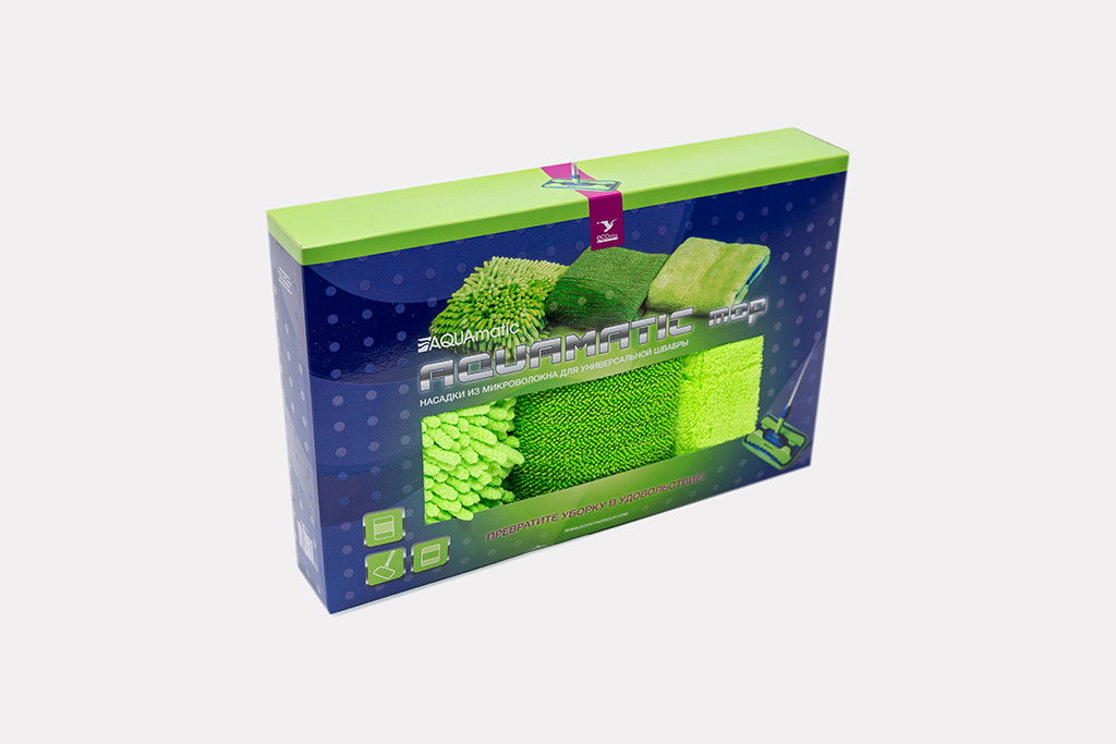 

Набор насадок для универсальной швабры GreenWay Aquamatic Mop