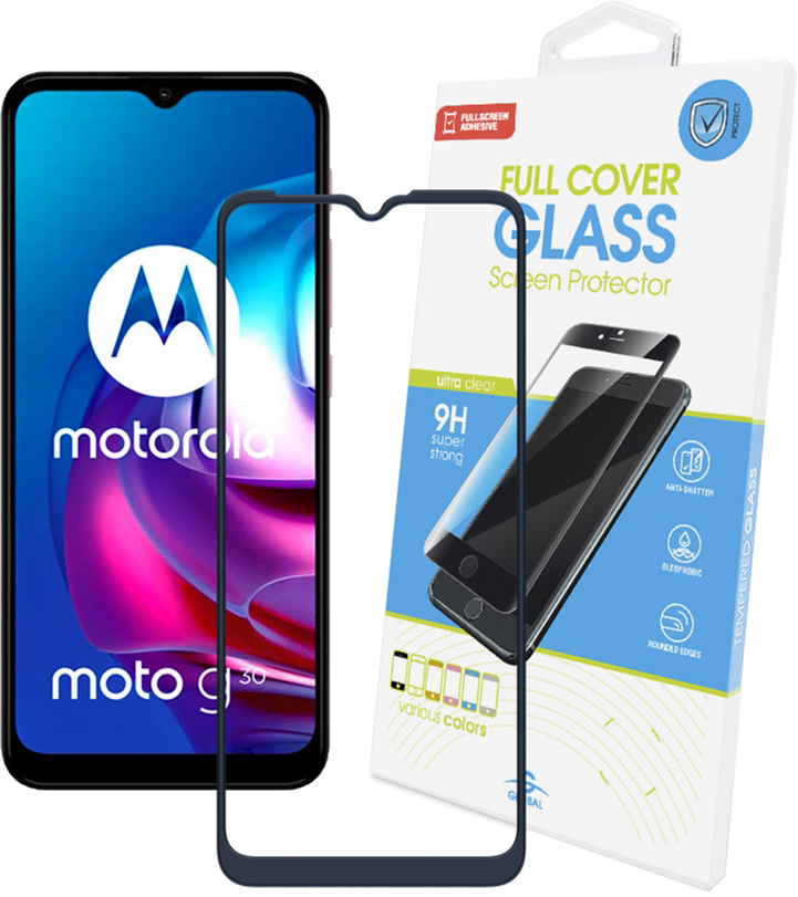 

Защитное стекло Global Full Glue для Motorola Moto G10/G30 Black