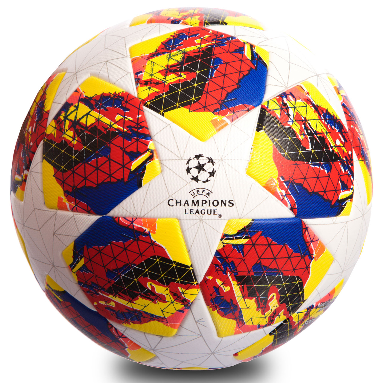 

Мяч футбольный Лиги Чемпионов CHAMPIONS LEAGUE клееный полиуретан бело красный (СПО FB-0412)