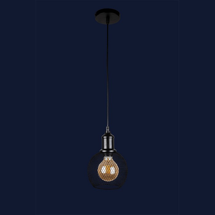

Люстра в стиле лофт Levistella 907011F-1 BK