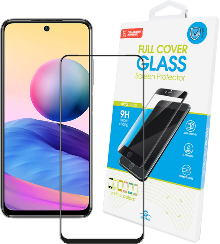 

Защитное стекло Global Full Glue для Xiaomi Redmi Note 10 5G Black
