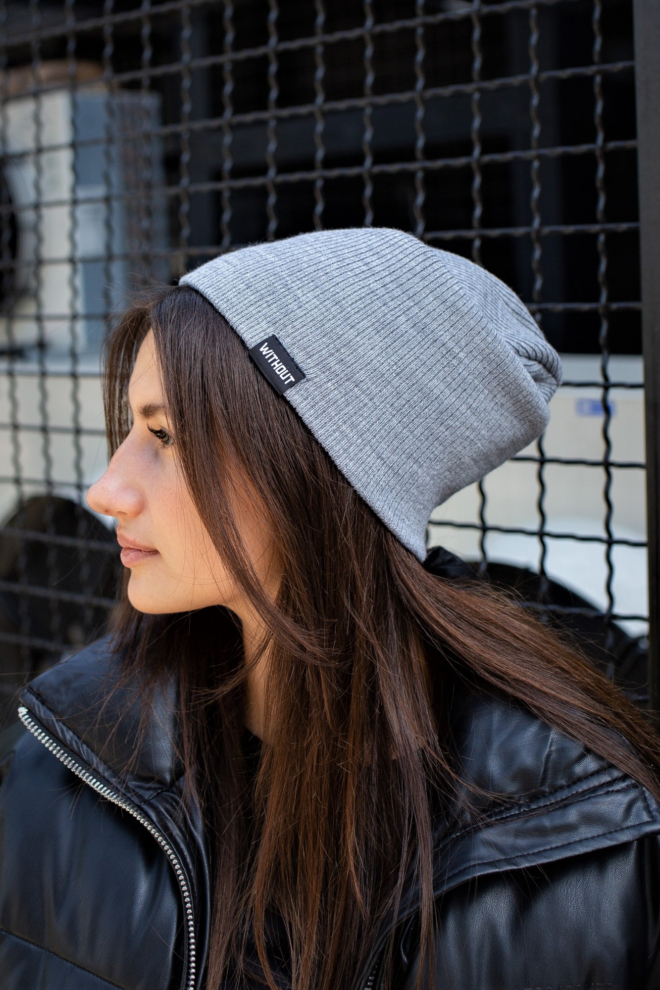 

Шапка Without Retro Woman Gray