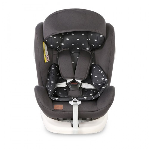 

Автокресло Lorelli LUSSO SPS ISOFIX (0-36кг) (black crowns)