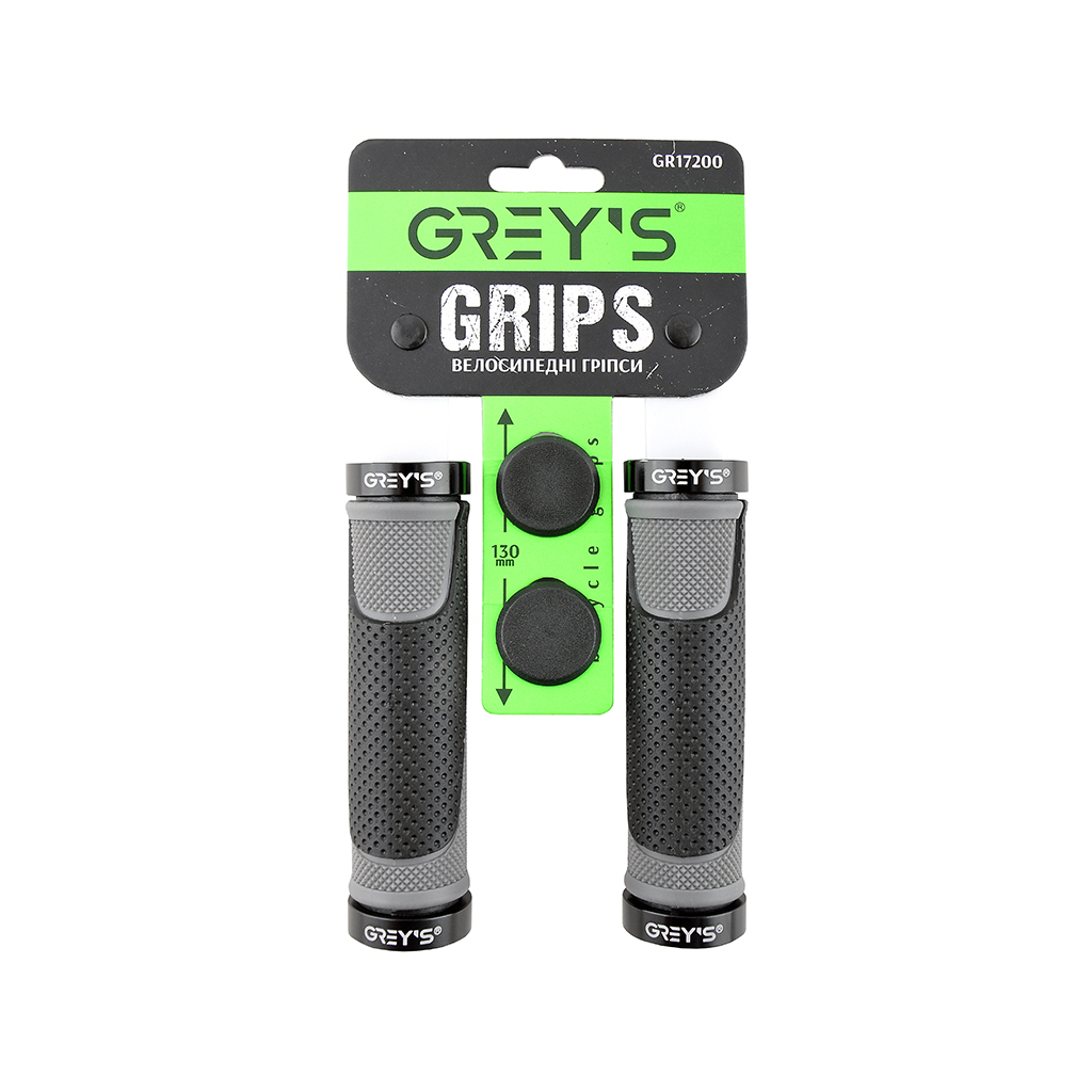 

Грипсы Grey's с резиновым покрытием 2 шт 130 мм Black (GR17200)