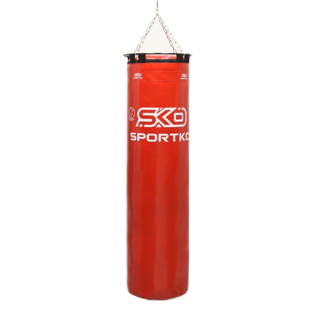 

Боксерский мешок SPORTKO МП-2 ПВХ 110 см/35 см/25 кг красный
