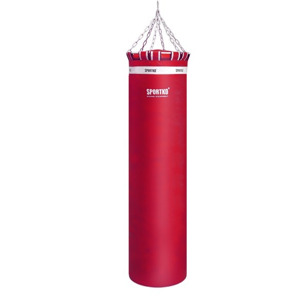 

Боксерский мешок SPORTKO МП-185 ПВХ 180 см/50 см/110 кг красный